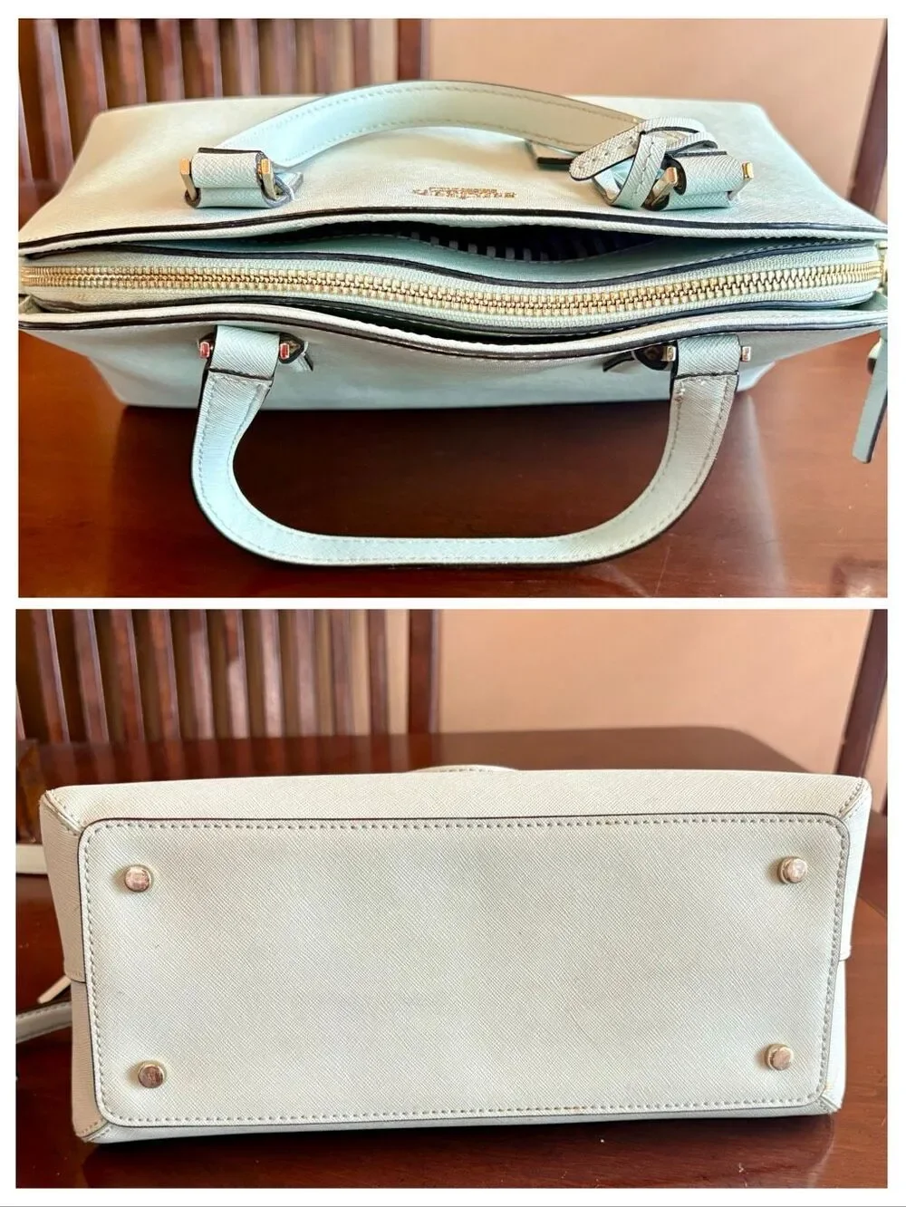KATE SPADE -Cameron Street Small Hayden Convertible Crossbody/Misty Mint Leather